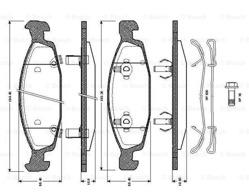 BOSCH 0 986 TB2 365 Brake...