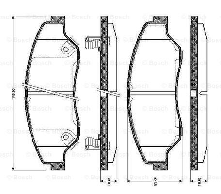 BOSCH 0 986 TB2 366 Brake...