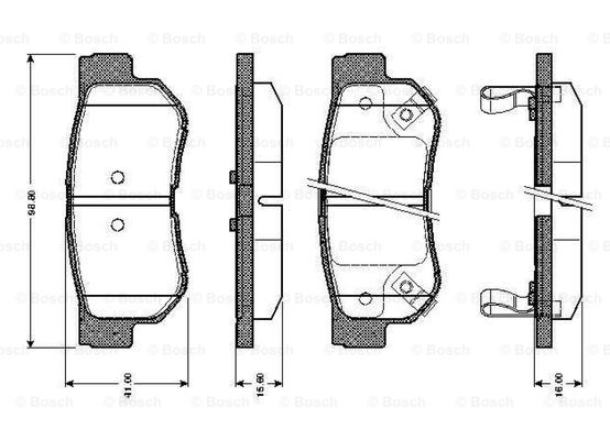 BOSCH 0 986 TB2 369 Brake...