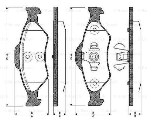 BOSCH 0 986 TB2 374 Brake...