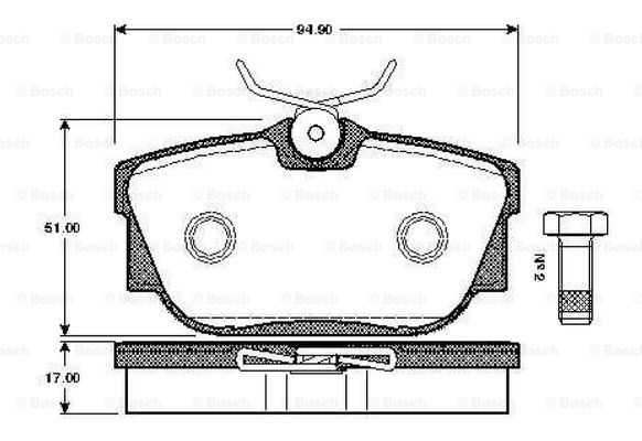 BOSCH 0 986 TB2 375 Brake...