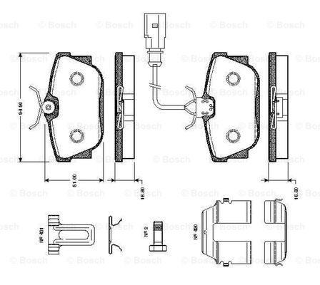 BOSCH 0 986 TB2 376 Brake...