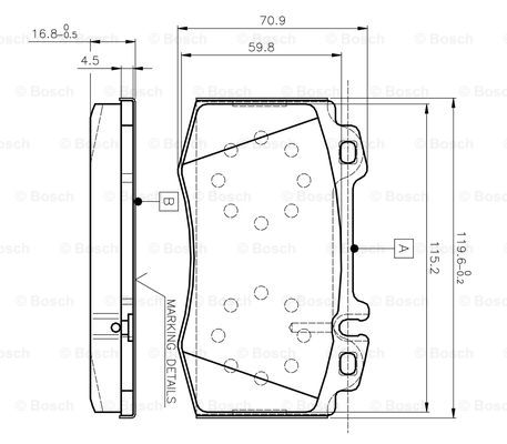 BOSCH 0 986 TB2 377 Brake...