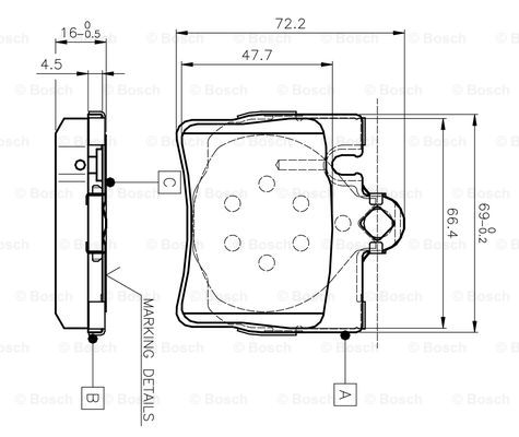 BOSCH 0 986 TB2 378 Brake...