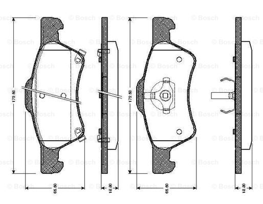 BOSCH 0 986 TB2 387 Brake...