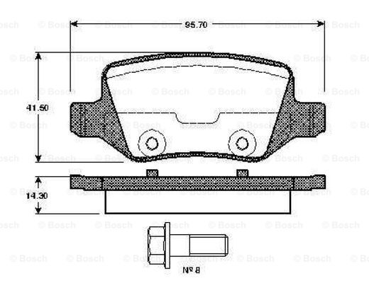 BOSCH 0 986 TB2 391 Brake...