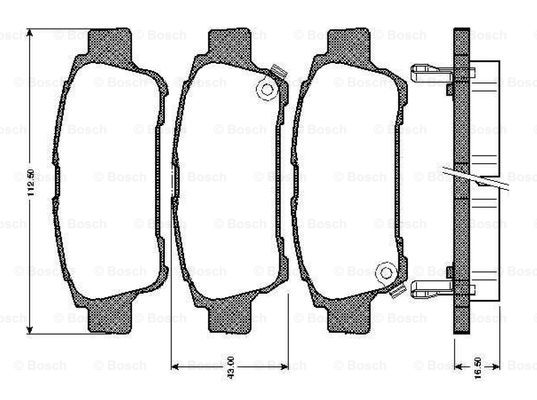 BOSCH 0 986 TB2 393 Brake...