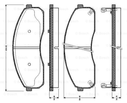 BOSCH 0 986 TB2 395 Brake...