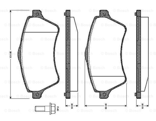 BOSCH 0 986 TB2 396 Brake...