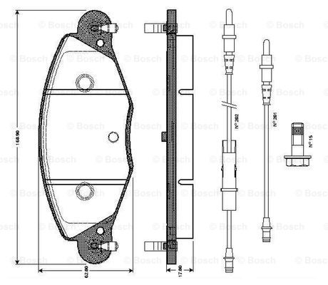 BOSCH 0 986 TB2 398 Brake...