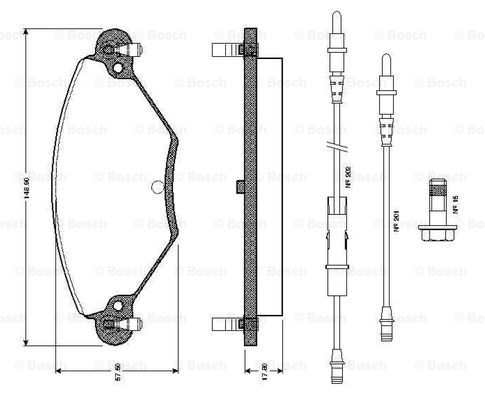 BOSCH 0 986 TB2 399 Brake...