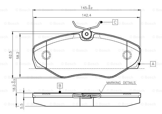 BOSCH 0 986 TB2 402 Brake...