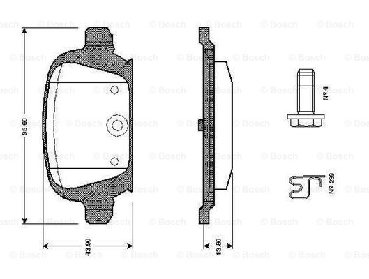 BOSCH 0 986 TB2 404 Brake...