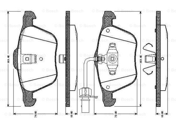 BOSCH 0 986 TB2 405 Brake...