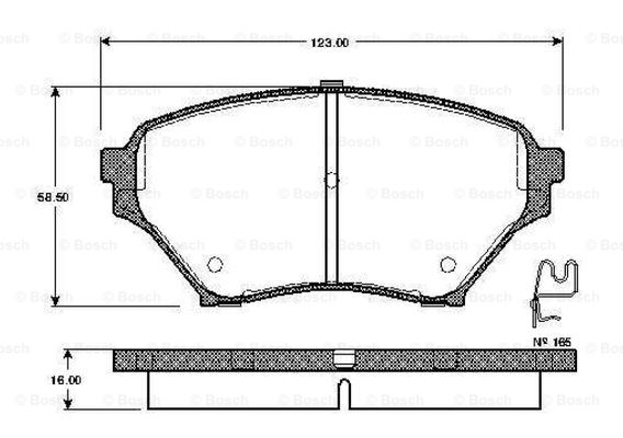 BOSCH 0 986 TB2 412 Brake...