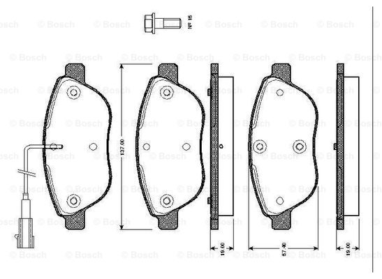 BOSCH 0 986 TB2 415 Brake...