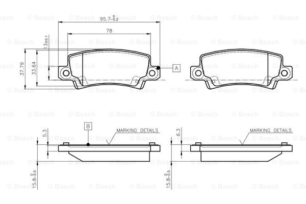 BOSCH 0 986 TB2 416 Brake...