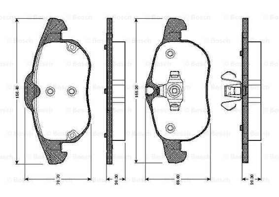 BOSCH 0 986 TB2 421 Brake...