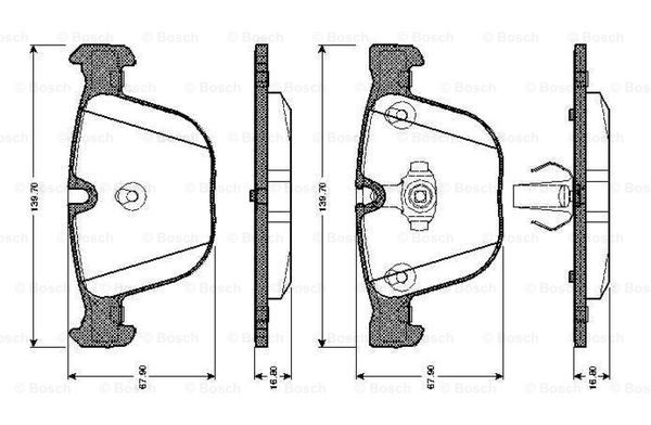 BOSCH 0 986 TB2 422 Brake...