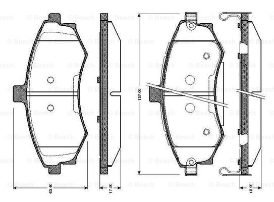 BOSCH 0 986 TB2 423 Brake...