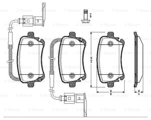 BOSCH 0 986 TB2 425 Brake...