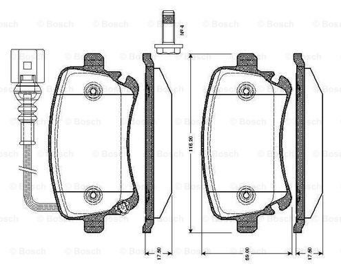 BOSCH 0 986 TB2 426 Brake...