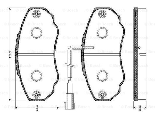 BOSCH 0 986 TB2 432 Brake...