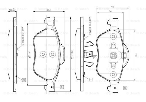 BOSCH 0 986 TB2 434 Brake...