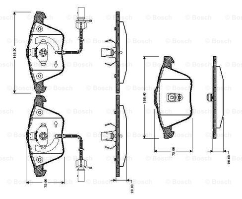 BOSCH 0 986 TB2 436 Brake...