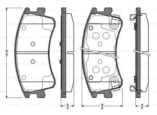 BOSCH 0 986 TB2 437 Brake...