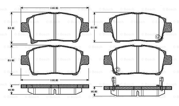 BOSCH 0 986 TB2 438 Brake...