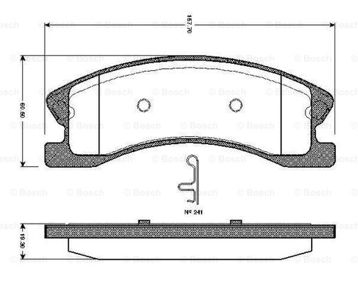 BOSCH 0 986 TB2 439 Brake...