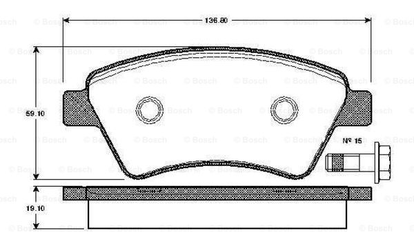 BOSCH 0 986 TB2 441 Brake...