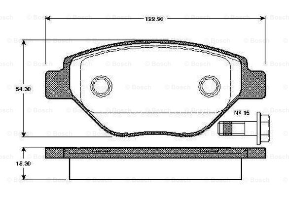 BOSCH 0 986 TB2 442 Brake...