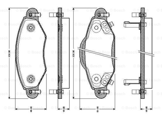 BOSCH 0 986 TB2 443 Brake...