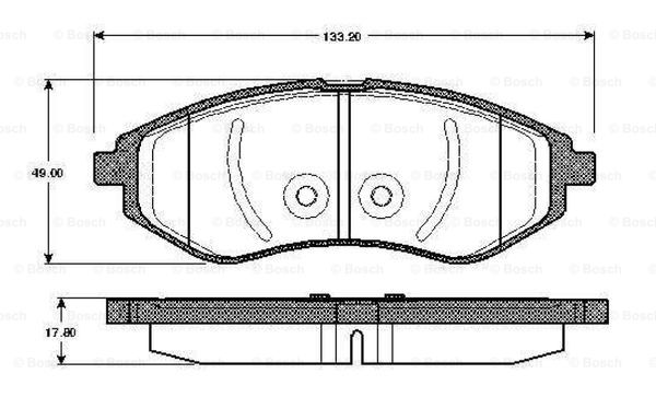 BOSCH 0 986 TB2 447 Brake...