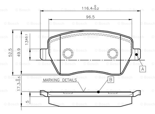 BOSCH 0 986 TB2 448 Brake...