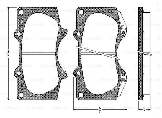 BOSCH 0 986 TB2 449 Brake...