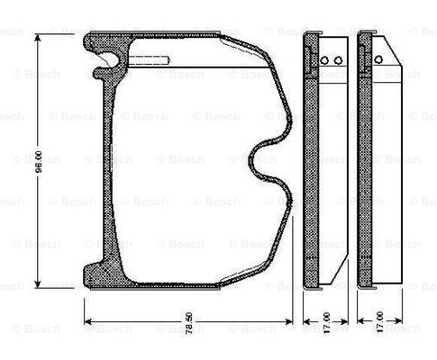 BOSCH 0 986 TB2 452 Brake...