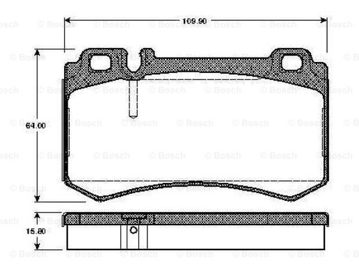 BOSCH 0 986 TB2 453 Brake...