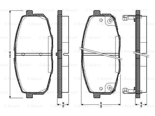 BOSCH 0 986 TB2 460 Brake...