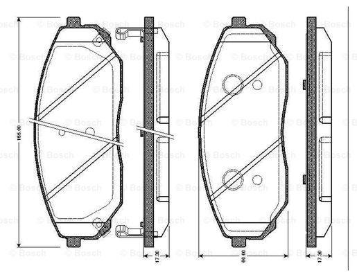 BOSCH 0 986 TB2 461 Brake...