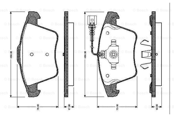 BOSCH 0 986 TB2 462 Brake...