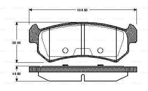 BOSCH 0 986 TB2 465 Brake...