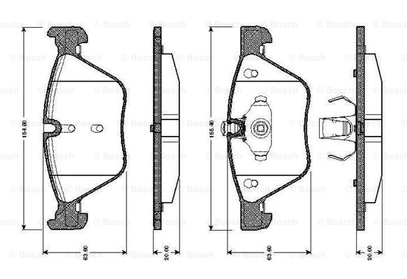 BOSCH 0 986 TB2 466 Brake...