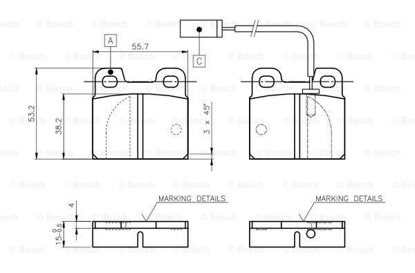 BOSCH 0 986 TB2 469 Brake...