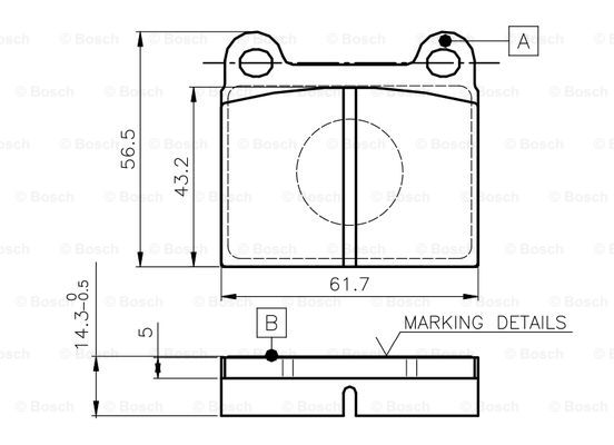 BOSCH 0 986 TB2 470 Brake...