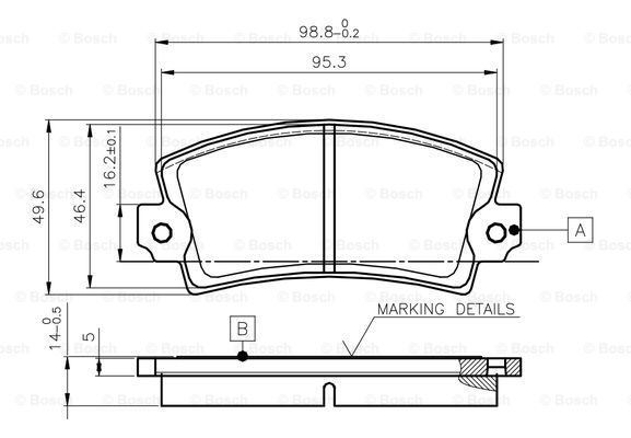 BOSCH 0 986 TB2 477 Brake...