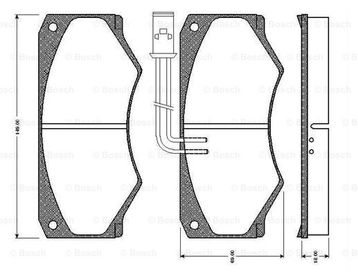 BOSCH 0 986 TB2 484 Brake...