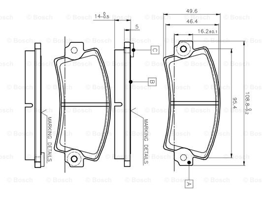 BOSCH 0 986 TB2 485 Brake...